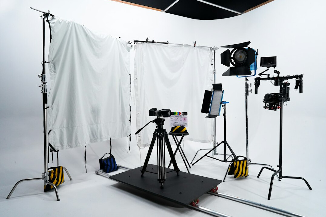 modern tv studio setup